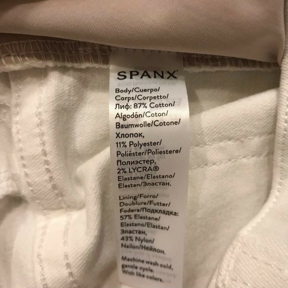 NWT Spanx White Skinny Jeans Jeggings - Picture 7 of 9
